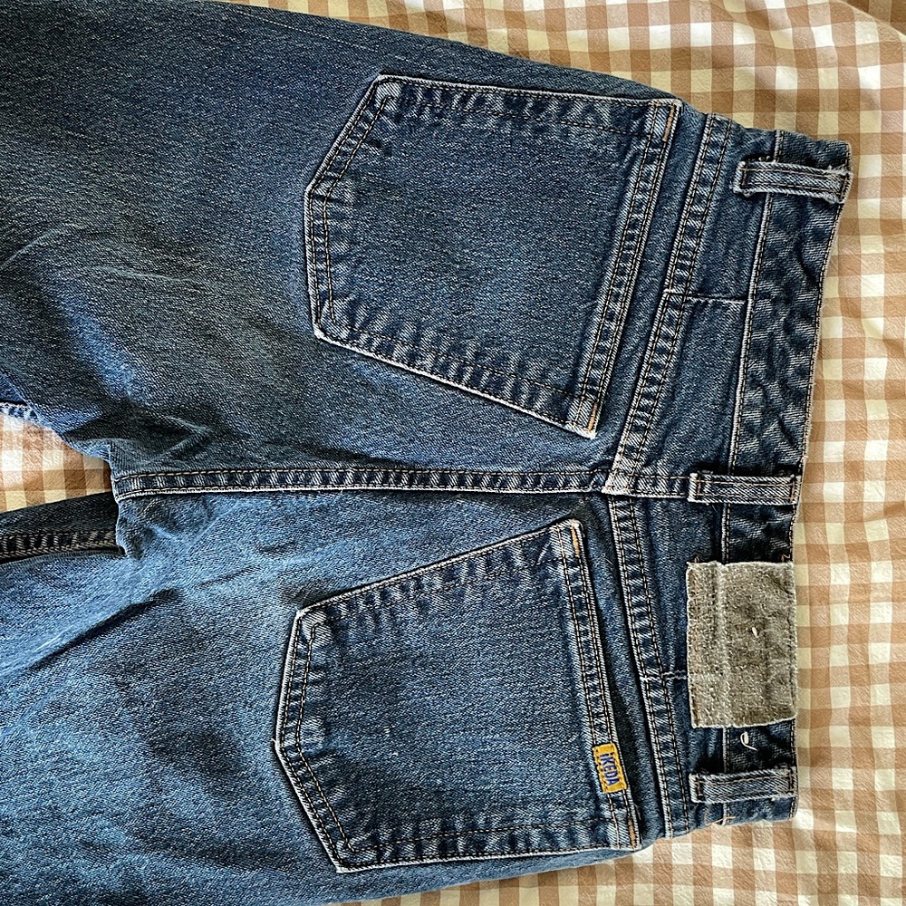 Vintage High Rise Skinny Dark Wash Jeans
